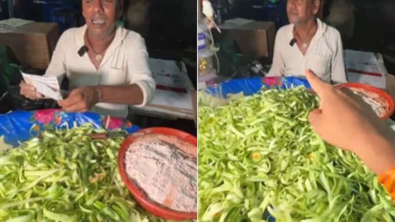 ठेले पर शख्स बेच रहा था खीरे के छिलके, 1 किलो का दाम सुन चौंके लोग, बोले- अब हम चाइना से भी आगे हैं ठेले पर शख्स बेच रहा था खीरे के छिलके, 1 किलो का दाम सुन चौंके लोग, बोले- अब हम चाइना से भी आगे हैं