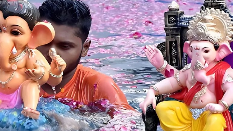 Ganeshostav 2025 : गणपती विसर्जनासाठी फिरते तलाव सोसायट्यांच्या दारी; मुंबई महापालिकेचा अभिनव उपक्रम