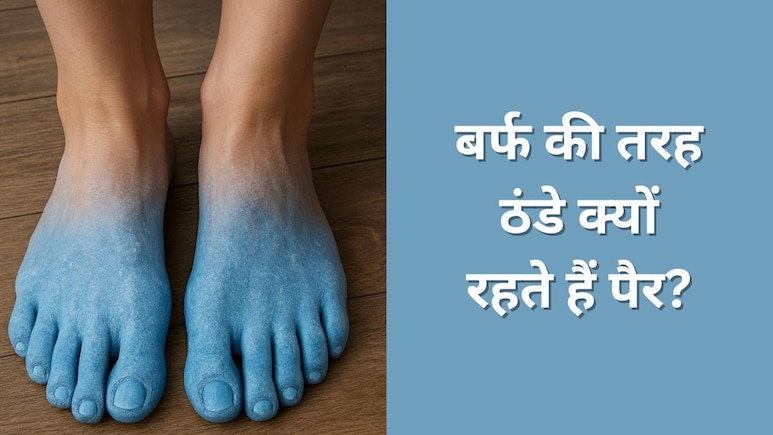 हर समय बर्फ की तरह ठंडे क्यों रहते हैं पैर? एक्सपर्ट ने बताया क्या खाने पर दूर होगी Cold Feet की दिक्कत हर समय बर्फ की तरह ठंडे क्यों रहते हैं पैर? एक्सपर्ट ने बताया क्या खाने पर दूर होगी Cold Feet की दिक्कत