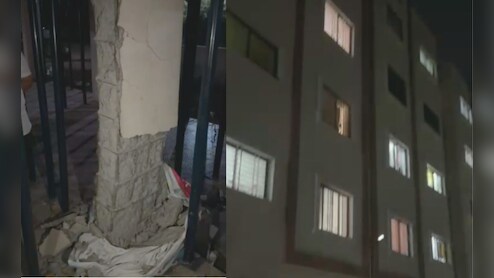 20 वर्षांचे बँक हप्ते फेडायचे बाकी; नव्या कोऱ्या बिल्डिंगची भीषण अवस्था, रहिवासी चिंतेत