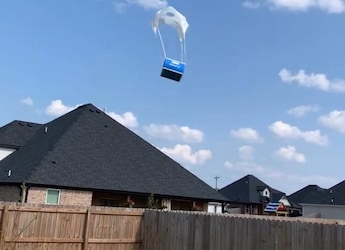 Viral Video Shows Snacks Being Delivered By Drone, Internet Reacts