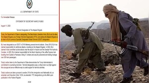 US Designates Balochistan Liberation Army (BLA) As Terror Group