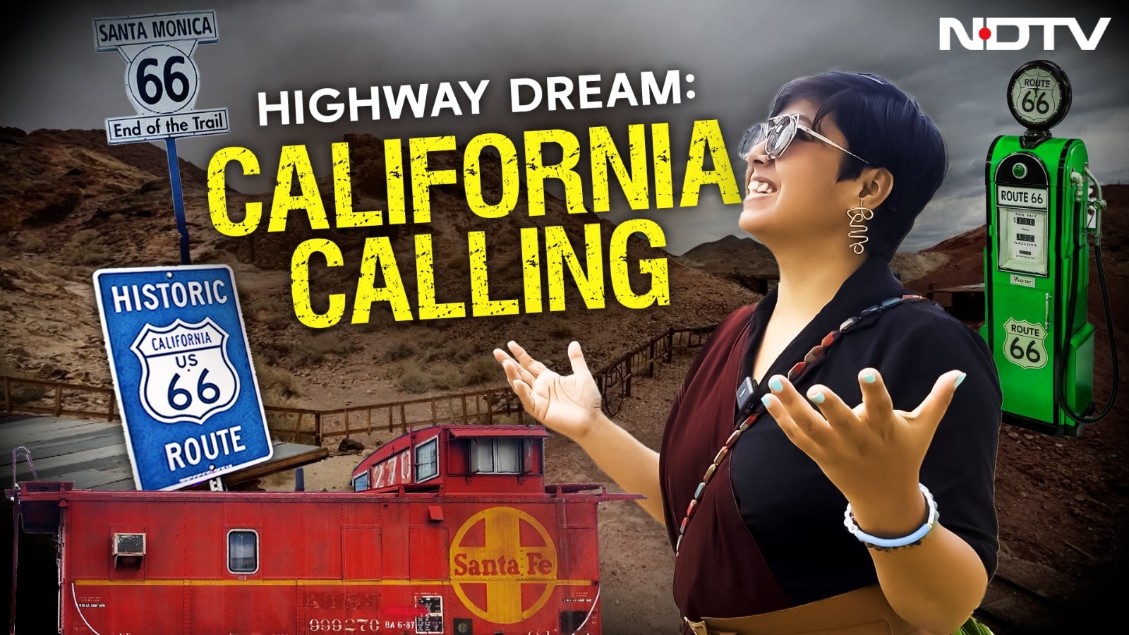 Video : Road Tripping In California In A Saree | Route 66 To Big Bear