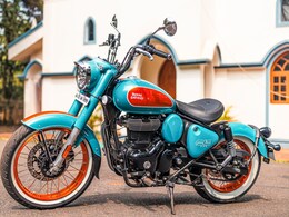 Royal Enfield Goan Classic 350 'Trip Teal' Launched In Germany- Costs Over Double Indian Price Royal Enfield Goan Classic 350 'Trip Teal' Launched In Germany- Costs Over Double Indian Price