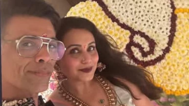 Ganesh Chaturthi 2025: Karan Johar And Rani Mukerji's Festive Selfie Brings Back <i>Kuch Kuch Hota Hai</i> Nostalgia Ganesh Chaturthi 2025: Karan Johar And Rani Mukerji's Festive Selfie Brings Back <i>Kuch Kuch Hota Hai</i> Nostalgia