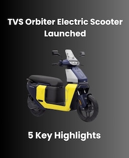 TVS Orbiter Electric Scooter Launched: 5 Key Highlights