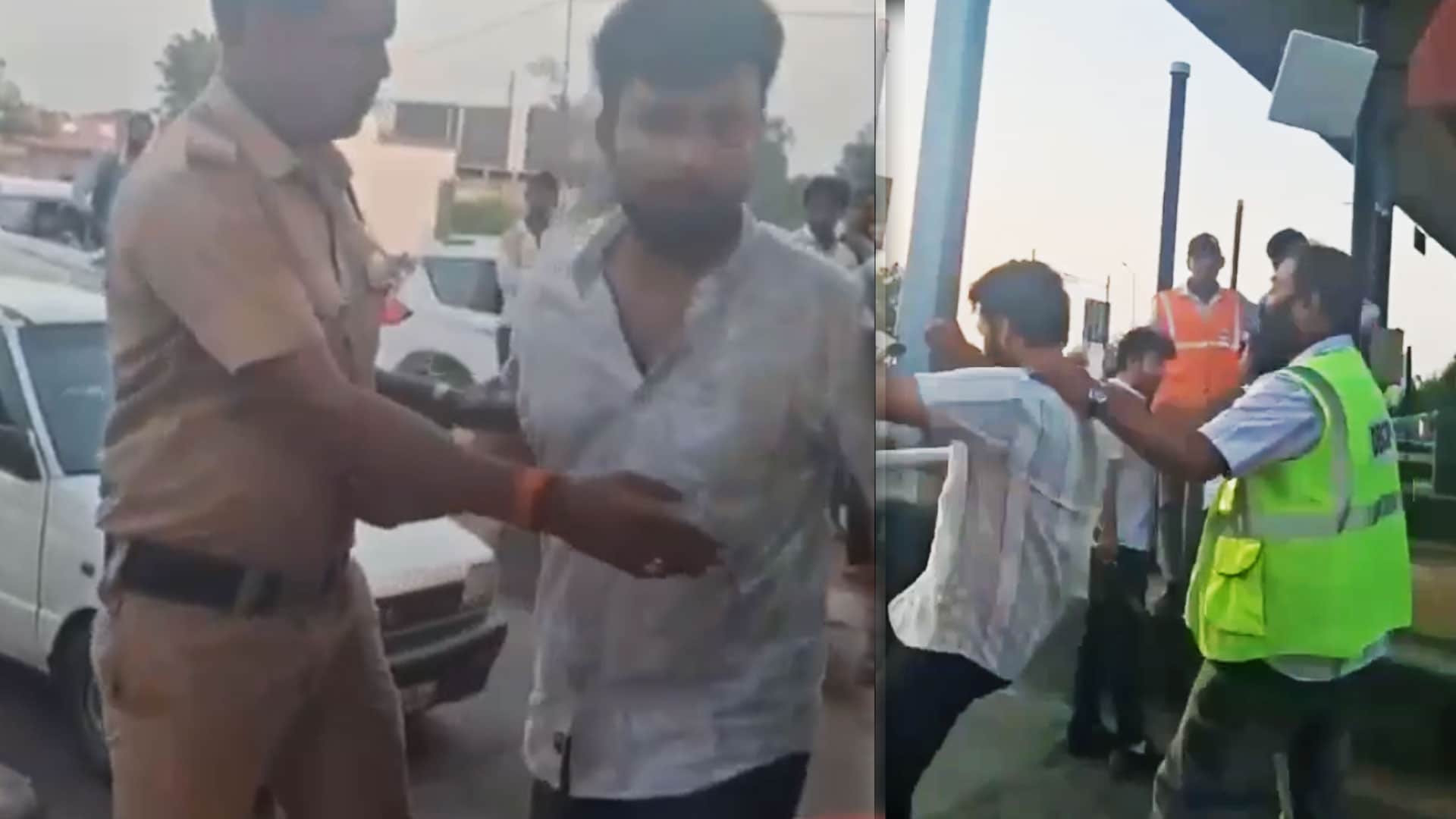 Video: Video: BJP MLA's Nephew, Asked To Pay Toll, Blocks Cars, Waves Stick