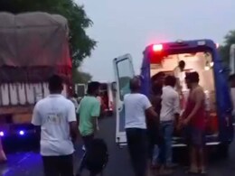 सागर में बड़ा हादसा, NH-44 पर लेन में खड़ी बस को तेज रफ्तार ट्रक ने मारी टक्कर, 15 से अधिक यात्री घायल