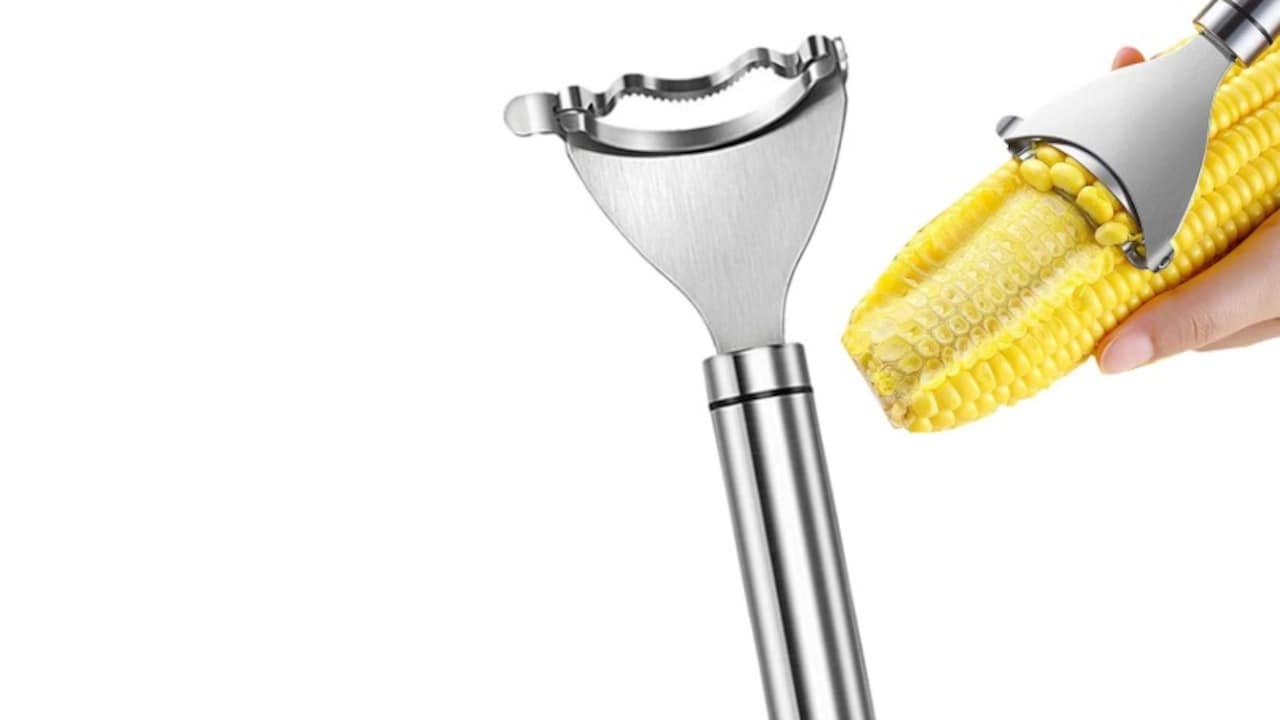 Get perfectly sliced corn every time with a corn cutter