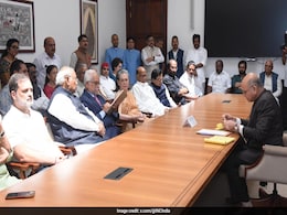 "Battle Of Ideology": INDIA bloc Veep Candidate B Sudershan Reddy Files Nomination "Battle Of Ideology": INDIA bloc Veep Candidate B Sudershan Reddy Files Nomination