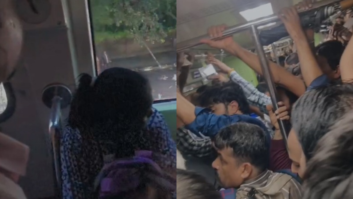 मुंबई में फंसी मोनोरेल, AC नहीं कर रहा काम, दम घुटने से परेशान लोग तोड़ने लगे खिड़कियां