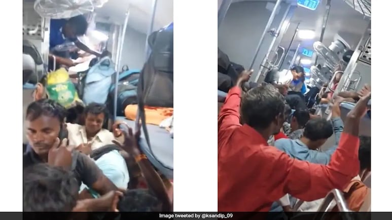 Video: Passenger Occupies Man's Confirmed Seat In Sleeper Coach, Railways Responds Video: Passenger Occupies Man's Confirmed Seat In Sleeper Coach, Railways Responds