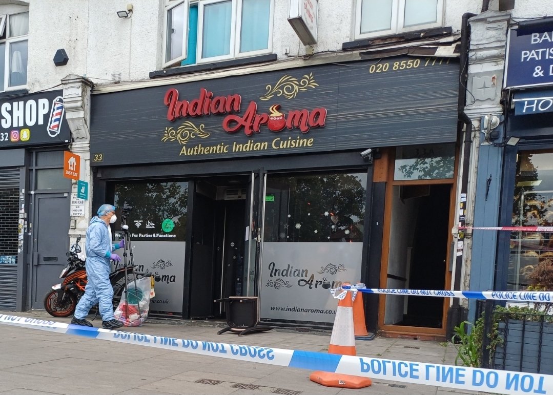 On CCTV, Man On Fire Seen Running On UK Street After Arson At Indian Eatery