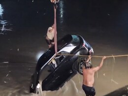 हरियाणा : करनाल में यमुना नहर में गिरी कार, पत्नी की मौत पति लापता