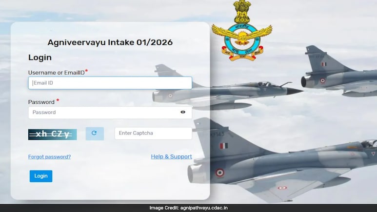 IAF Agniveer Vayu Registration 2025 Closing Today At This Time, Direct Link Here IAF Agniveer Vayu Registration 2025 Closing Today At This Time, Direct Link Here