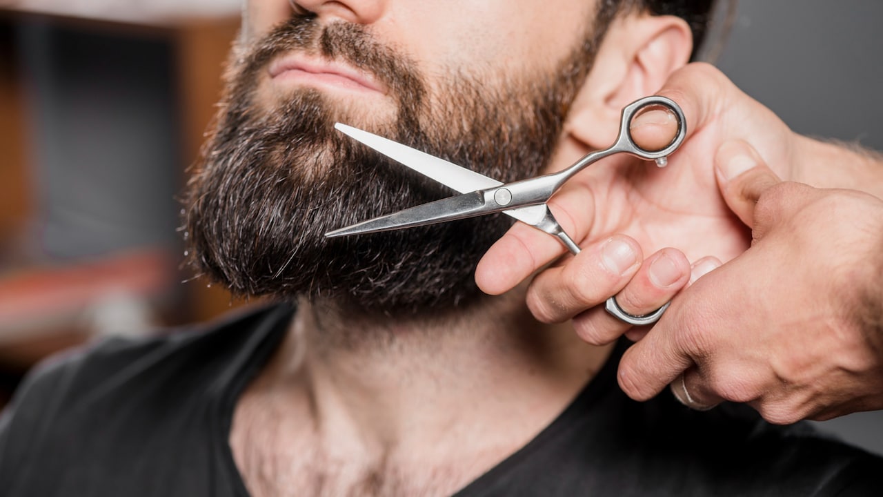 Trim your beard every few weeks to 