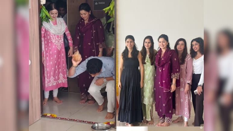 अर्जुन तेंदुलकर की 'दुल्हनिया' सानिया की मिली एक झलक, परिवार के साथ आईं नजर