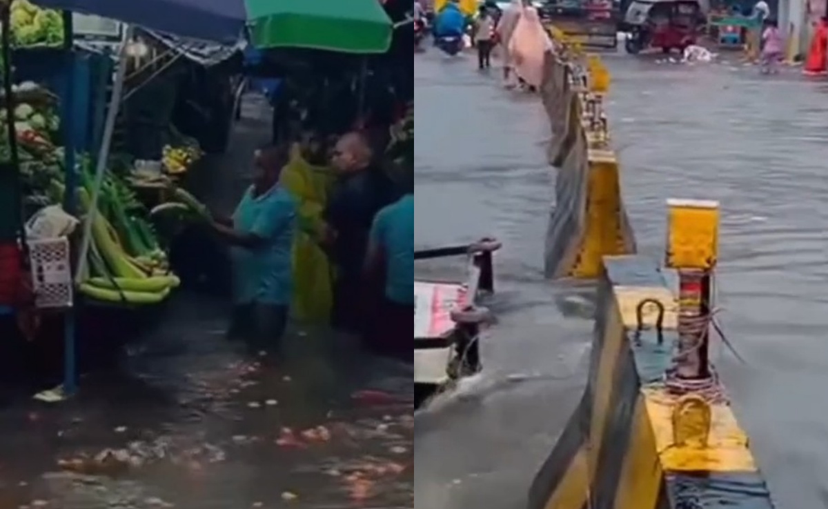 उत्तराखंड में पानी ही पानी, ऋषिकेश में बहती दिखीं सब्जियां तो देहरादून में नदी उफान पर, देखें VIDEO