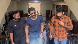 Actor Vijay Deverakonda At Probe Agency Office Over Online Betting Case