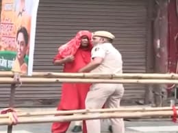 Chaos At First Event By Delhi Chief Minister After Attack, Man Escorted Out Chaos At First Event By Delhi Chief Minister After Attack, Man Escorted Out