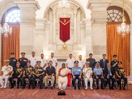 President Droupadi Murmu Felicitates Durand Cup Champions NorthEast United FC
