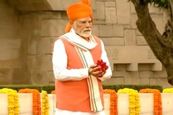 PM Modi Pays Floral Tribute To Mahatma Gandhi At Rajghat PM Modi Pays Floral Tribute To Mahatma Gandhi At Rajghat