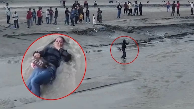 वायरल होने के लिए गंगनहर में लेटकर महिला ने बनाई Reel, पुलिस ने ऐसे सिखाया सबक वायरल होने के लिए गंगनहर में लेटकर महिला ने बनाई Reel, पुलिस ने ऐसे सिखाया सबक