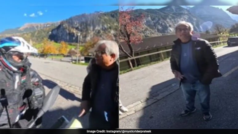 'Blessings With You': Indian Uncle's Heartwarming Support For Biker In Switzerland Goes Viral 'Blessings With You': Indian Uncle's Heartwarming Support For Biker In Switzerland Goes Viral