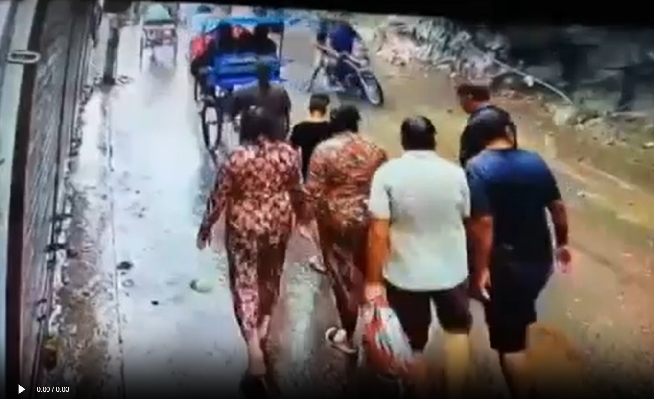 On Camera, Narrow Escape For 3 On Bike In Haridwar Landslide Scare
