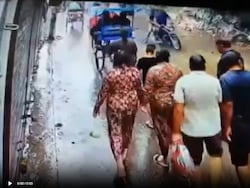 On Camera, Narrow Escape For 3 On Bike In Haridwar Landslide Scare