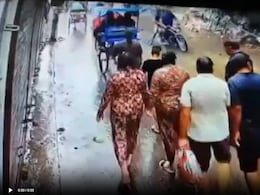 On Camera, Narrow Escape For 3 On Bike In Haridwar Landslide Scare On Camera, Narrow Escape For 3 On Bike In Haridwar Landslide Scare