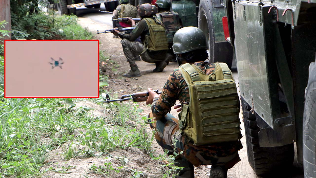 Video: Kulgam Encounter: Drone Drops Grenade On Terrorists, Army Uses Quadcopter In Encounter