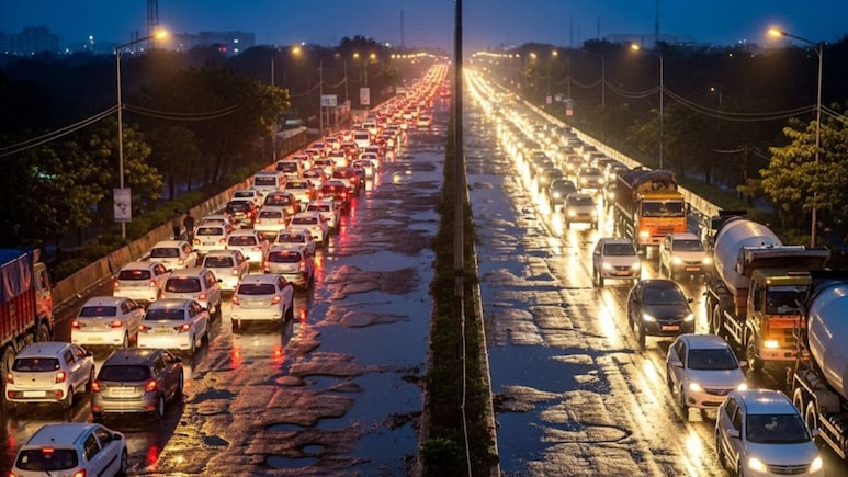 Ghodbunder Road Traffic:  4फूट पाणी साचले, मीरा-भाईंदरकडे जाणारी वाहतूक पूर्णपणे बंद; जाणून घ्या पर्यायी मार्ग