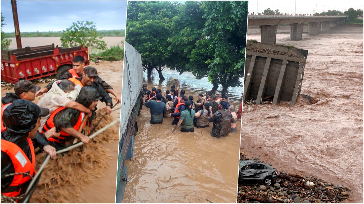 बादल फटा, पुल बहे, डरा रही उफनती नदियां, हिमाचल से जम्मू-कश्मीर तक सामने आए तबाही के खौफनाक वीडियो