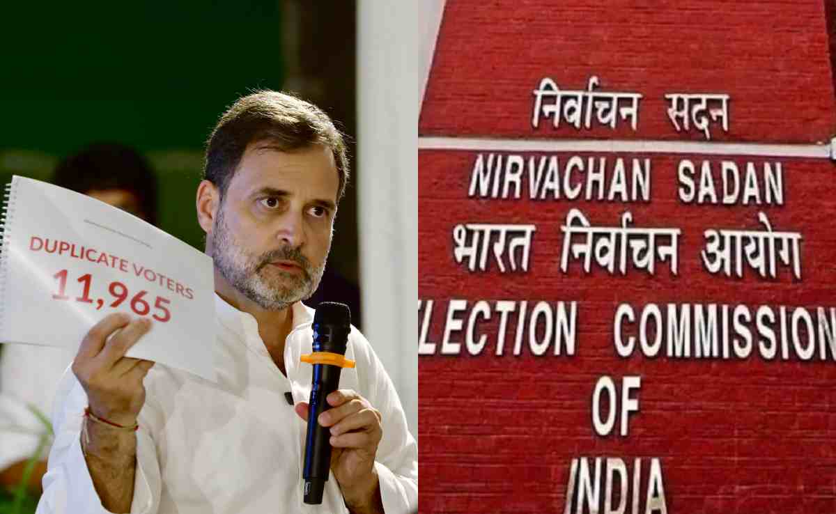 'बे-बुनियाद और पुरानी पटकथा...' : राहुल गांधी के 5 सवाल पर चुनाव आयोग का पलटवार