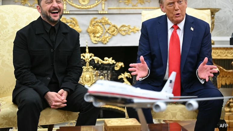 Zelensky Gifts Trump Golf Club Of Ukrainian Soldier "Who Lost His Leg During Russia's Invasion"