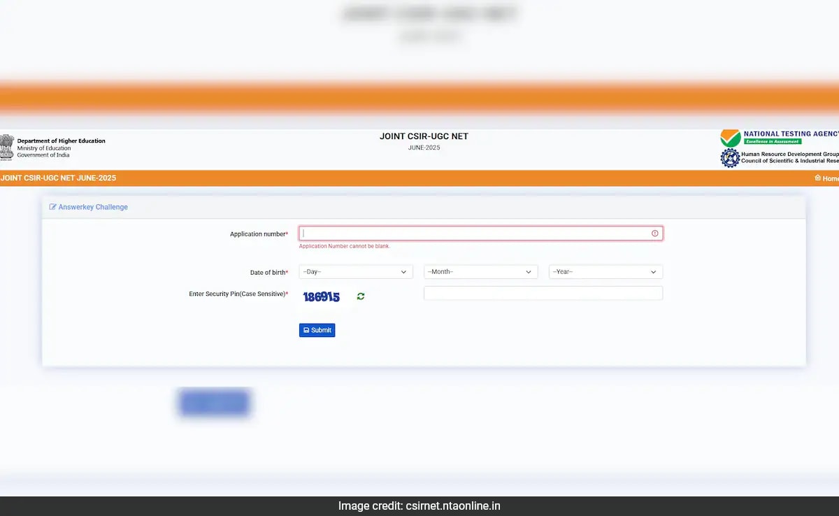 CSIR UGC NET 2025 Ключ за отговор Университетската комисия за безвъзмездни