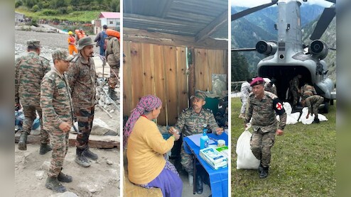 धराली और हर्षिल में सेना ने संभाला मोर्चा, फंसे हुए लोगों तक ऐसे फरिश्ते बनकर पहुंच रहे जवान