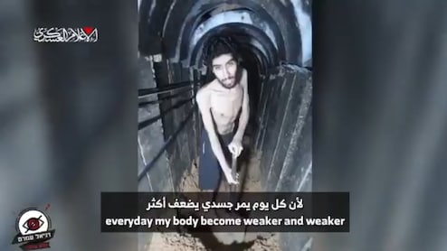 "Digging My Own Grave": Israeli Hostage Breaks Down Inside Hamas Tunnel
