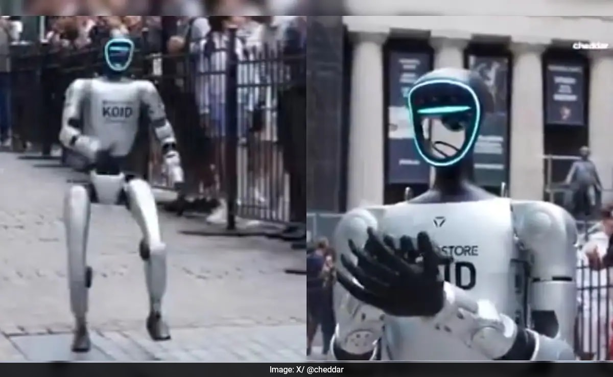 Ню Делхи Хуманоиден робот премина през Манхатън в Манхатън миналата