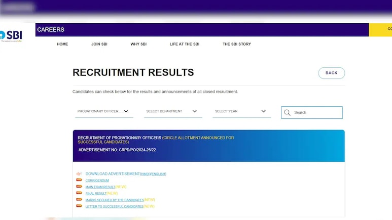 SBI PO Prelims 2025 Result To Be Released Soon, Details Here