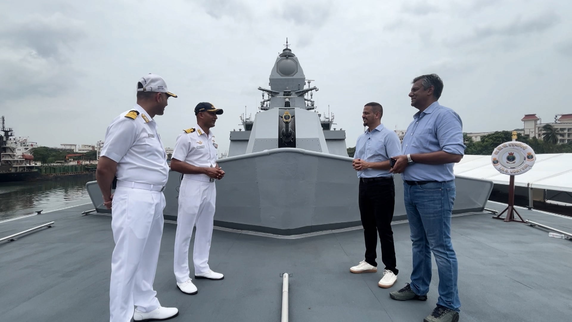 Video : Indian Navy Commissions Two Nilgiri-Class Frigates Armed with BrahMos In Historic Boost to Naval Power