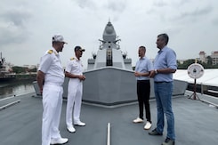Indian Navy Commissions Two Nilgiri-Class Frigates Armed with BrahMos In Historic Boost to Naval Power Indian Navy Commissions Two Nilgiri-Class Frigates Armed with BrahMos In Historic Boost to Naval Power