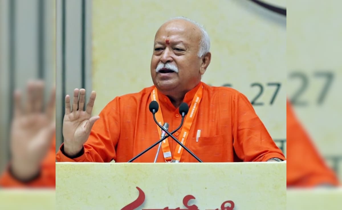"Sensitivity Matters Most": Mohan Bhagwat Says Support Constitutional Quota