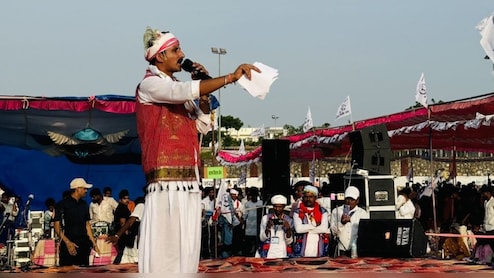 चित्तौड़गढ़ महारैली में गरजे सांसद राजकुमार रोत, फ‍िर से भील प्रदेश की उठाई मांग