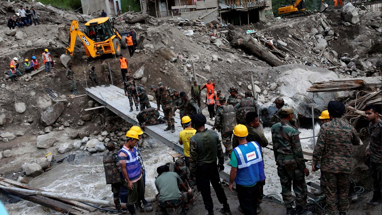 Video: Army Builds Bailey Bridge To Rescue Kishtwar Villagers Stranded By Flash Flood