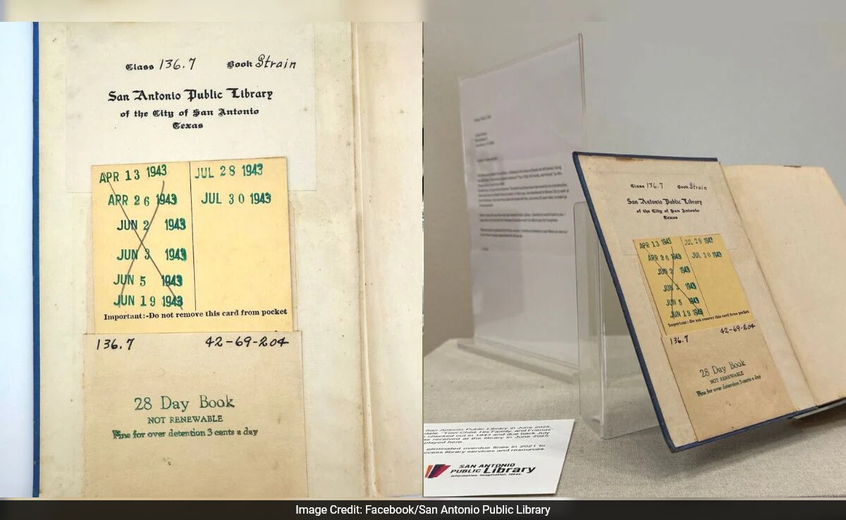 Overdue Book Returns to Library After 82 Years