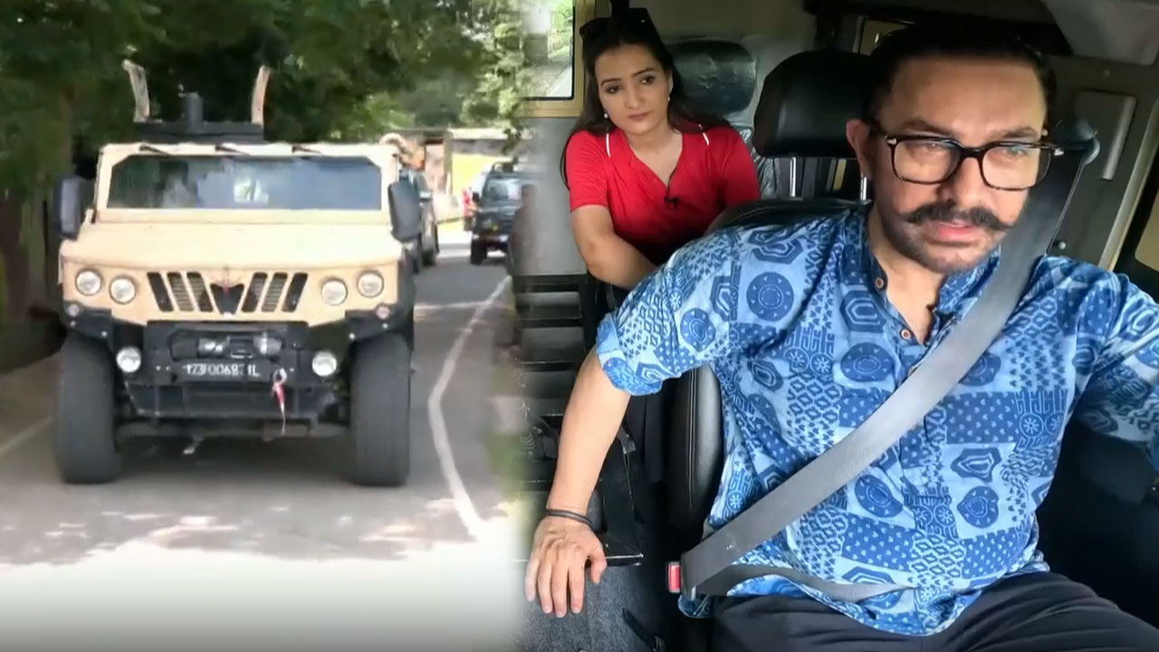 Aamir Khan Learns About The Use Of A Bulletproof Truck As He Goes On A Ride | Jai Jawan With Aamir Khan