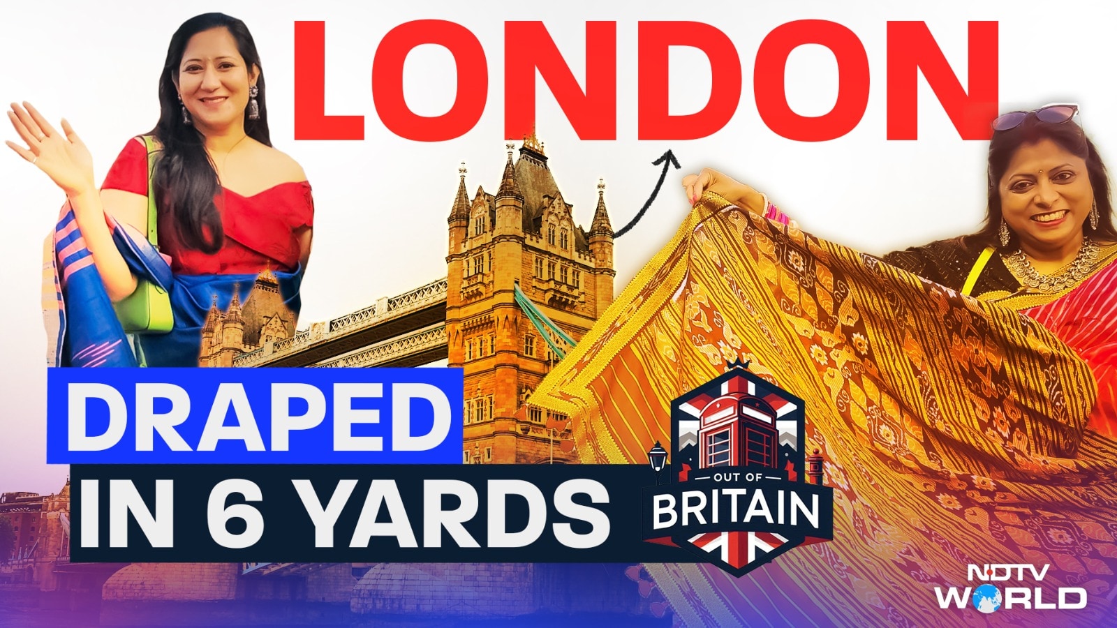 Video : Celebrating India's Handloom Legacy: Sarees Walk To London Tower Bridge