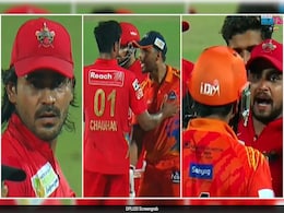 DPL 2025: बीच मैदान भिड़े दिग्वेश राठी-नितीश राणा, हाथापाई की आई नौबत, अब पांच खिलाड़ियों को मिली सजा DPL 2025: बीच मैदान भिड़े दिग्वेश राठी-नितीश राणा, हाथापाई की आई नौबत, अब पांच खिलाड़ियों को मिली सजा